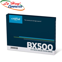 Ổ Cứng SSD Crucial BX500 2TB 3D NAND 2.5Inch SATA III CT2000BX500SSD1