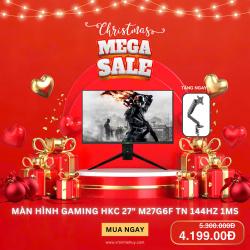 Màn Hình LCD HKC M27G3F 27inch Cong Full HD 144GHz Full Viền Treo Tường