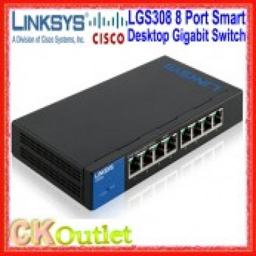 Thiết bị chuyển mạch Switch Linksys 8P LGS108