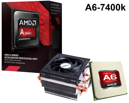 CPU CPU AMD A6-7400K 3.5 GHz - 3.9 GHz Core/ Thread	2 nhân/2 luồng