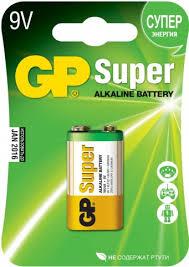 PIN GP Super Alkaline 9V 1 cell card pack