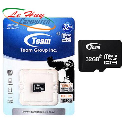 Thẻ nhớ Micro SD Team 32G (C10)