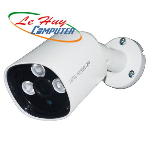 Camera J-Tech TVI5722 (1.0MP, 3 IR Array, vỏ kim loai)