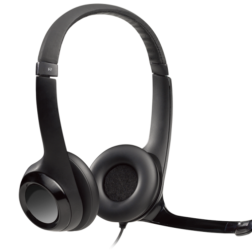 Tai nghe Logitech Headset H390 Sang trọng, thoải mái, giảm tiếng ồn Kết nối USB
