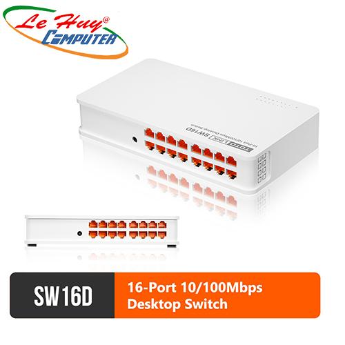 Thiết bị chuyển mạch Switch TOTOLINK 16P SW16D 10/100  VỎ NHỰA