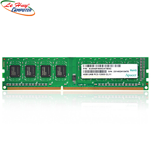 Ram Máy Tính Apacer DDR3 4GB bus 1600Mhz