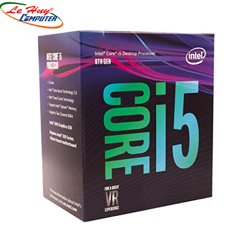 CPU Intel Core i5 9400 2.9 GHz turbo up to 4.1 GHz /6 Cores 6 Threads/ 9MB /Socket 1151/Coffee Lake