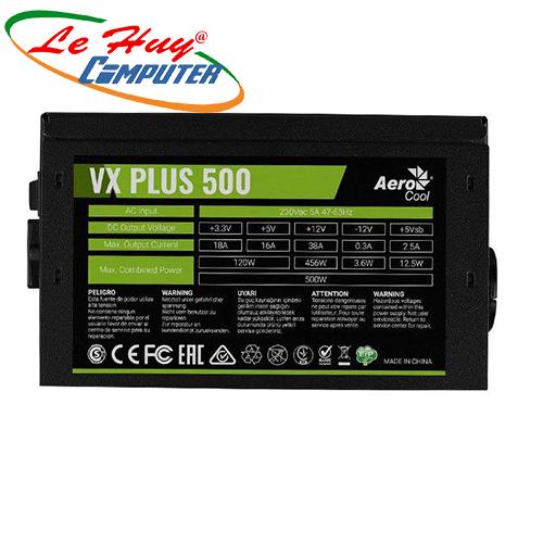 Nguồn máy tính AeroCool VX500-500W (FAN 12CM)