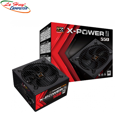 Nguồn máy tính XIGMATEK X-POWER II 550 (EN42456) - 80PLUS WHITE, Sản phẩm lý tưởng cho hệ thống GAME-NET