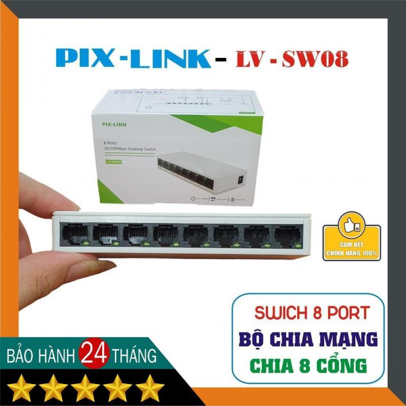 Switch Pix-Link LV-SW08  8-Port ( 100M )-Chính Hãng