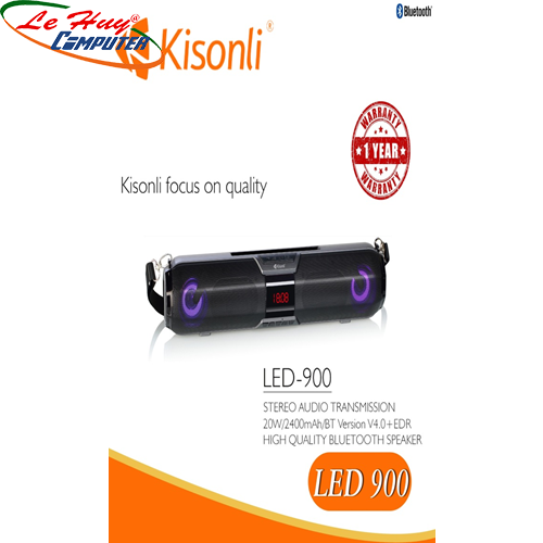 Loa Kisonli Bluetooth LED-901