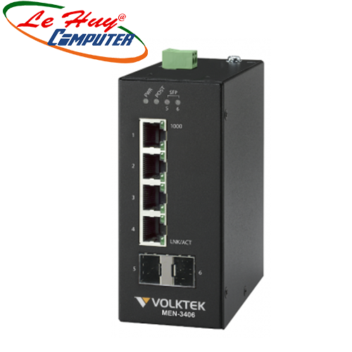 Thiết bị chuyển mạch Switch VOLKTEK MEN-3406 4 Port Gigabit