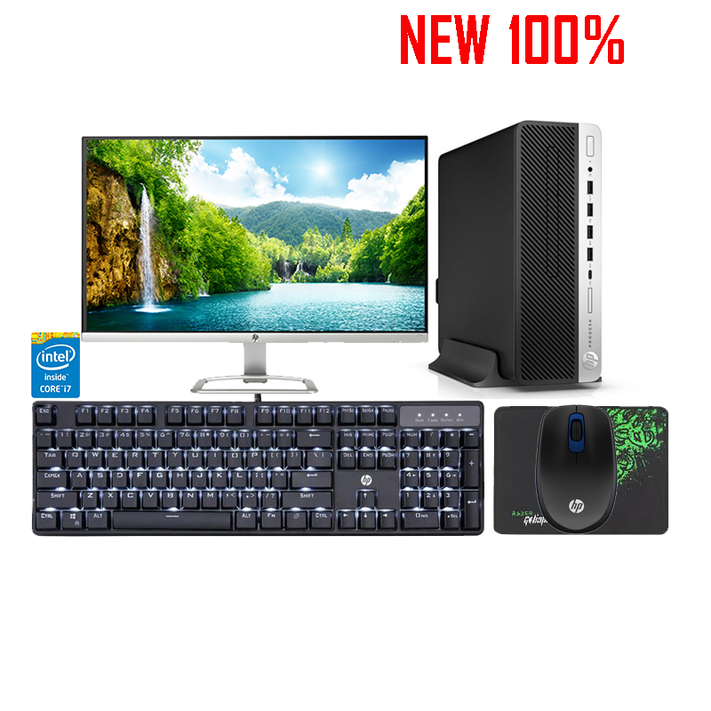 Máy tính để bàn/PC HP EliteDesk 800G4 SFF i7-8700/4GB/1TB HDD/Intel UHD Graphics/Win 10 Home 64