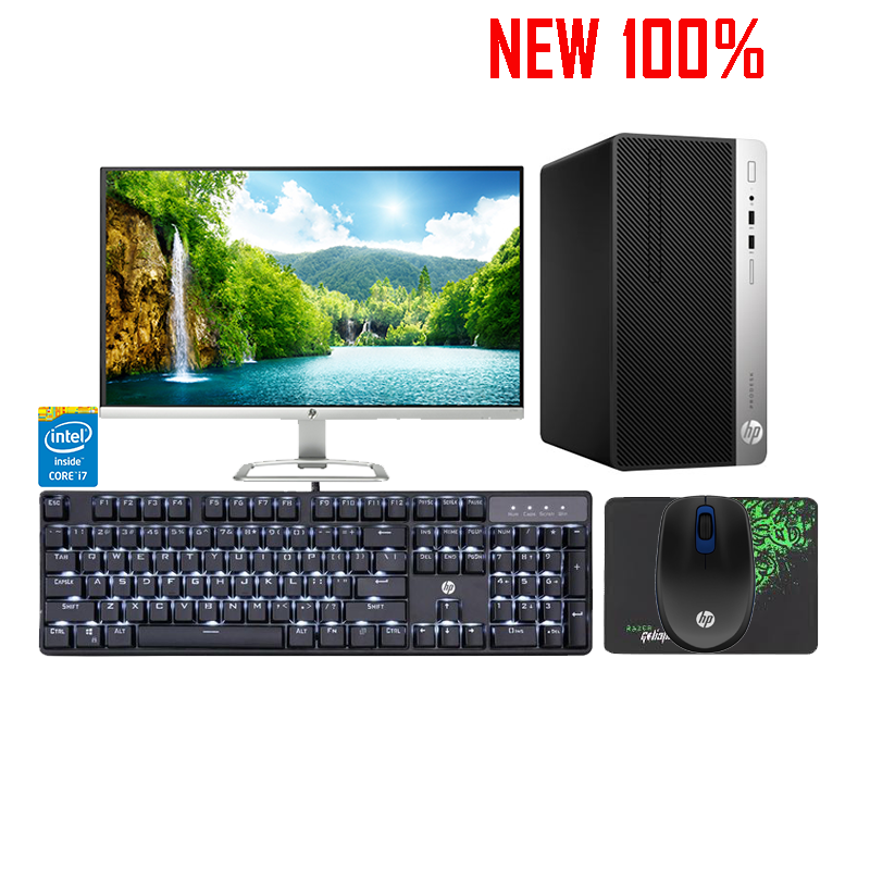 Máy tính để bàn/PC HP Prodesk 400G5 MT I7-8700/8GB/1TB HDD/Intel UHD Graphics/FreeDos