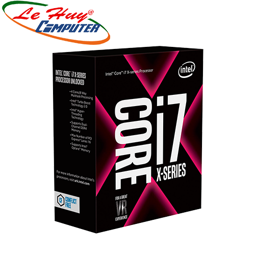 CPU Intel Core i7-9800X 3.8 GHz Turbo 4.4 GHz up to 4.5 GHz / 16.5 MB / 8 Cores, 16 Threads / socket 2066 (No Fan)