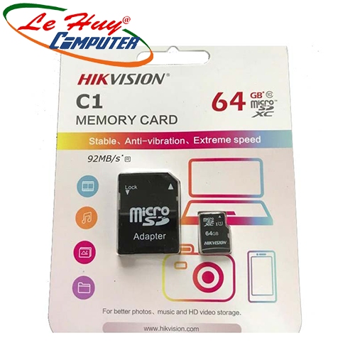 Thẻ nhớ HIKVISION 64GB HS-TF-C1
