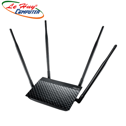 Thiết bị mạng - Router Wifi ASUS RT-N800HP, Parental Control, phủ sóng rộng, 4 anten dài