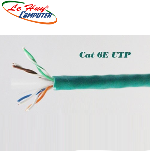 Cable SuperLink CAT 6E UTP CCA 305m Chống Nhiễu(xanh lá)