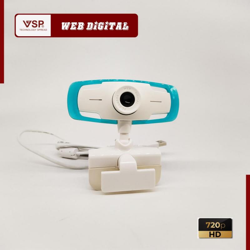 Webcam Digital 720p HD / Kẹp  / Có Đèn