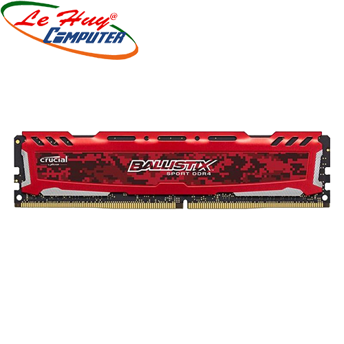RAM máy tính Crucial Ballistix Sport LT Red 8GB Bus 3000 DDR4