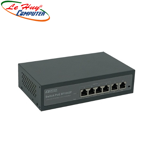 Switch APTEK SF1042P 4-Port 10/100Mbps PoE
