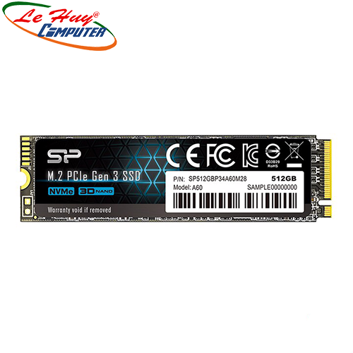 Ổ cứng SSD Silicon Power A60 512GB M2.PCIe 3x4