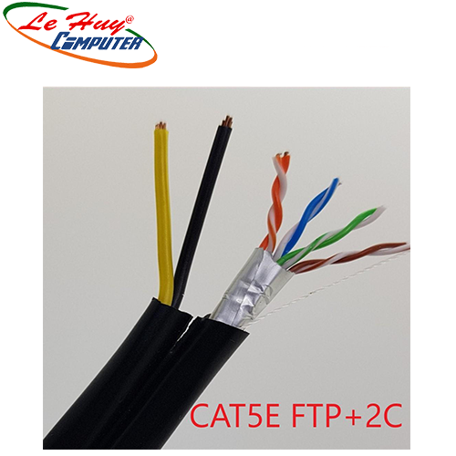 Cable SuperLink USA kèm nguồn Cat5 FTP + 2C 305m(đi ngoài trời được)