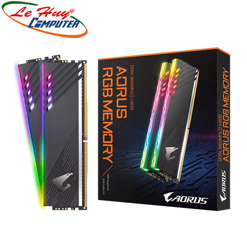 Ram Gigabyte AORUS RGB Memory 16GB (2 x 8GB) DDR4 3600MHz (GP-AR36C18S8K2HU416R)