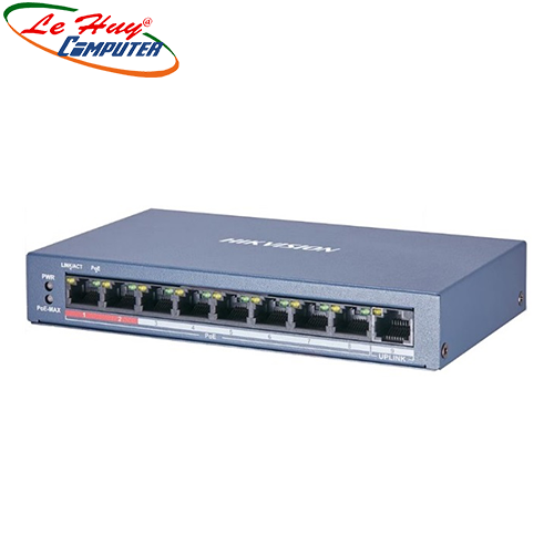 Thiết bị chuyển mạch Switch HIKVISION DS-3E0109P-E(C) 8-port 10/100Mbps PoE