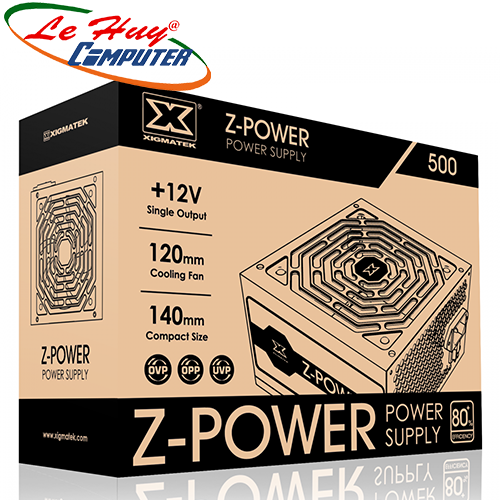 Nguồn máy tính XIGMATEK Z-POWER 500 - 400w (EN45938)