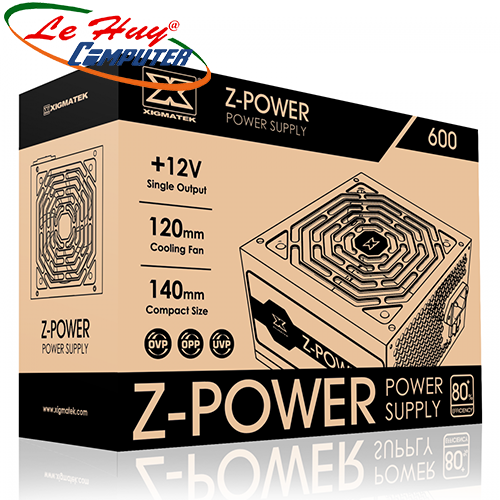 Nguồn máy tính XIGMATEK Z-POWER 600 - 500w (EN45945)