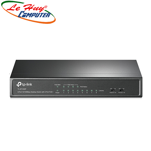 Thiết bị chuyển mạch Switch TP-Link TL-SF1008P 8 Port 10/100Mbps với 4 Port PoE+
