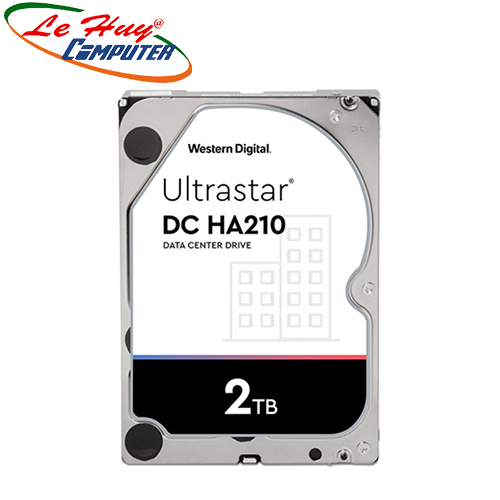 Ổ Cứng HDD ENTERPRISE WD Ultrastar DC HA210 2TB 3.5Inch 7200rpm 6Gbs SATA 128MB - HUS722T2TALA604