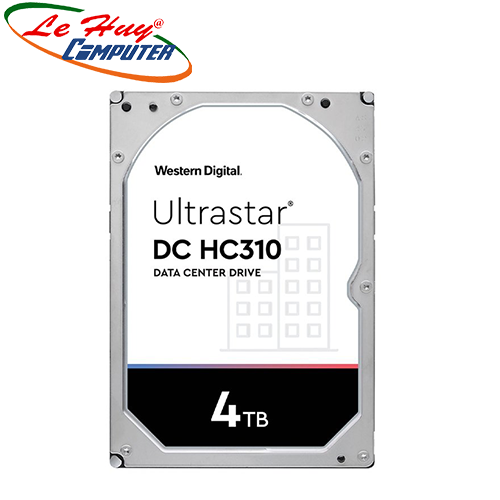 Ổ Cứng HDD ENTERPRISE WD Ultrastar DC HC310 4TB 3.5Inch 7200rpm 6Gbs SATA 256MB- HUS726T4TALA6L4