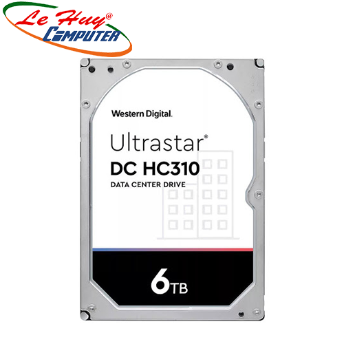 Ổ Cứng HDD ENTERPRISE WD Ultrastar DC HC310 6TB 3.5Inch 7200rpm 6Gbs SATA 256MB - HUS726T6TALE6L4