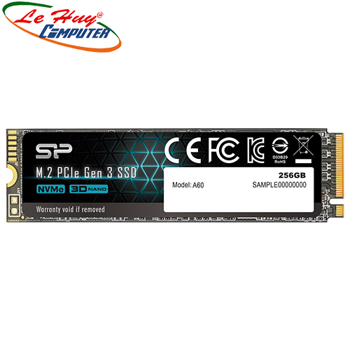 Ổ cứng SSD Silicon Power A60 256GB M2.PCIe 3x4 (SP256GBP34A60M28)