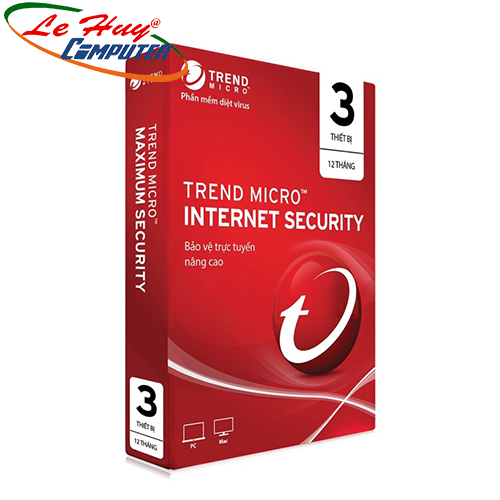 Phần mềm diệt virus Trend Micro Internet Security 2020 (3PC/1YEAR)