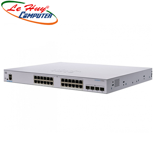 Thiết bị chuyển mạch Switch CISCO CBS250-24T-4G-EU Smart 24-port GE, 4x1G SFP