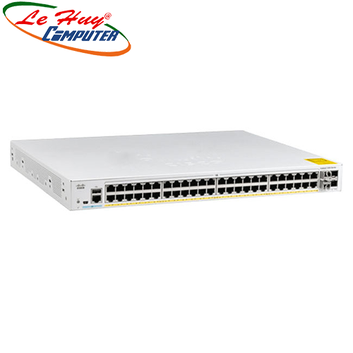 Thiết bị chuyển mạch Switch CISCO C1000-48T-4G-L 48-port 10/100/1000 Ethernet + 4-port 1G SFP Uplink