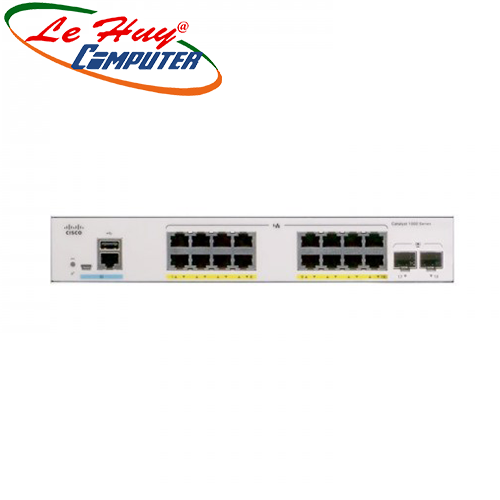 Thiết bị chuyển mạch Switch CISCO CBS350-16FP-2G-EU 16-port GE, Full PoE, 2x1G SFP
