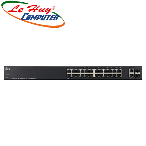Thiết bị chuyển mạch Switch CISCO SG220-26P-K9-EU 24-port Gigabit PoE+