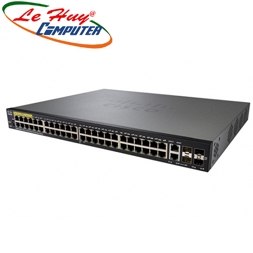 Thiết bị chuyển mạch Switch CISCO SF350-48P-K9-EU 48-port PoE+, 10/100Mbps