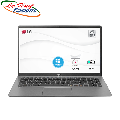Máy Tính Xách Tay/Laptop LG Gram 15Z90N-V.AR55A5 (i5 1035G7/8GB RAM/512GB SSD/15.6inch FHD/FP/Win10 Home/Xám Bạc)