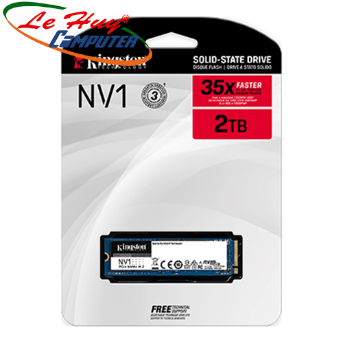 Ổ cứng SSD Kingston NV1 2TB NVMe PCIe Gen 3.0 x 4 (SNVS/2000G)