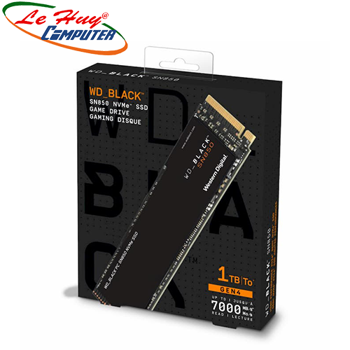 Ổ cứng SSD Western Digital Black SN850 PCIe Gen4 x4 NVMe M.2 1TB WDS100T1X0E