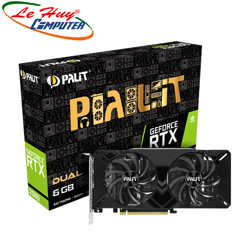 Card Màn Hình - VGA PALIT GeForce RTX 2060 Dual 6GB GDDR6