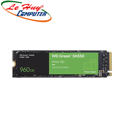 Ổ cứng SSD Western Digital SN350 Green 960GB M.2 2280 PCIe NVMe 3x4 (WDS960G2G0C)