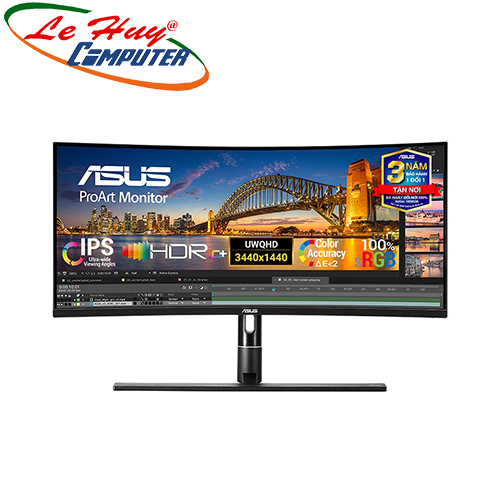 Màn hình LCD Cong Asus ProArt PA34VC 34inch IPS UWQHD 100Hz HDR Loa(2x2W)