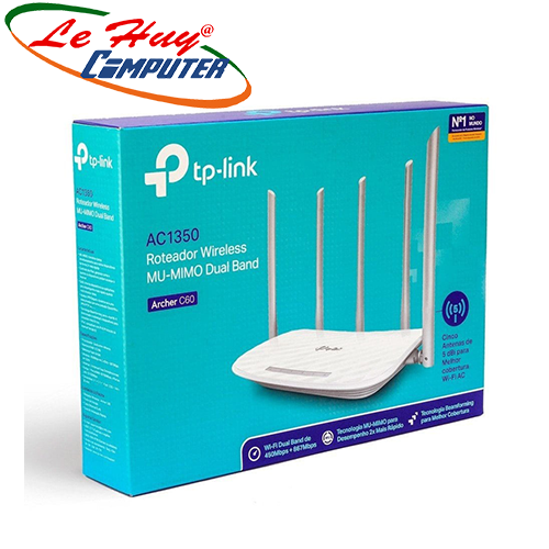 Thiết bị mạng - Router Wifi TP-Link Archer C60 Wireless AC1350Mbps