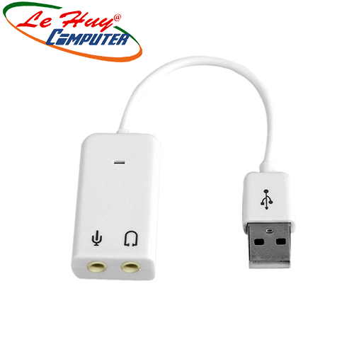 USB ra sound 2.1 –3D –7.1 APPLE –  Ra 2 Lỗ